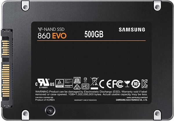 Samsung MZ-76E500E 860 EVO Series 500GB Solid State Dive 