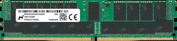 Micron MTA36ASF8G72PZ-2G9B2 64GB PC4-23400 DDR4-2933MHz Registered ECC Memory Module