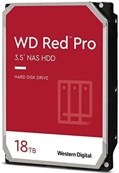 Western Digital Red Pro WD181KFGX 18TB 7200RPM NAS Hard Drive