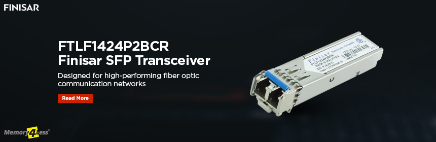 FTLF1424P2BCR Finisar 4.25Gbps Single-mode Fiber 1310nm Duplex SFP Transceiver